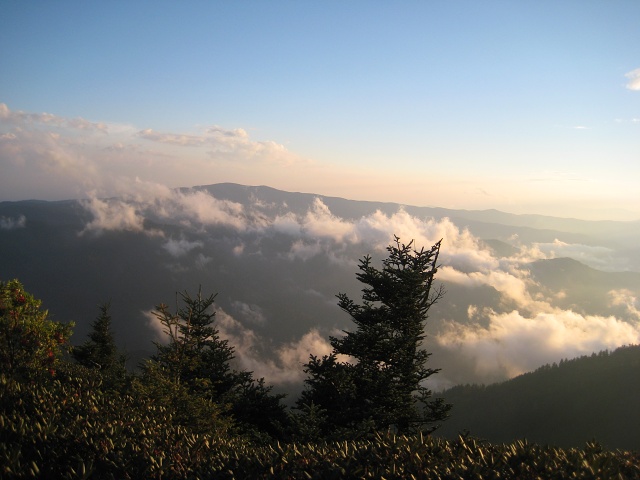 View on nice day